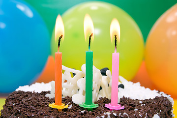 Image showing happy birthday cake