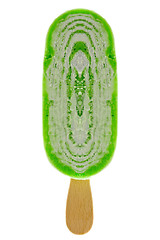 Image showing green kiwi ice cream