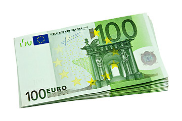 Image showing bunch of euro currency
