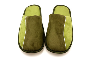 Image showing pair of house slippers