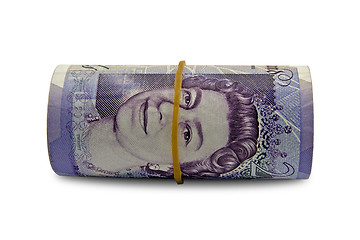 Image showing England money roll 