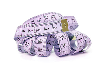 Image showing purple measure tape 