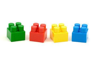 Image showing plastic toy bricks