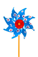 Image showing blue children's pinwheel