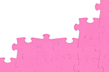 Image showing pink puzzle corner