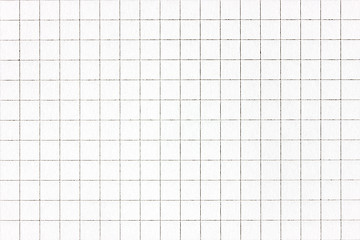 Image showing White squared paper sheet