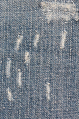 Image showing blue jeans texture