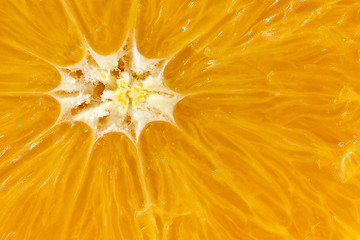 Image showing close-up view of  orange fruit background