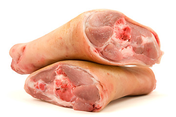 Image showing two pieces of raw pork