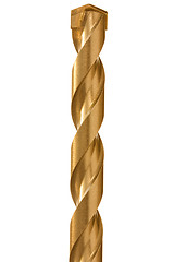 Image showing golden drill bit