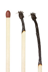 Image showing Group of matches