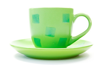 Image showing 	green coffee cup