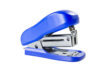 Image showing Blue mini stapler 