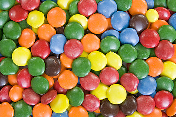 Image showing Background image of sweet smarties