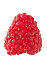 Image showing ripe red raspberry