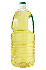 Image showing Plastic bottle of cooking oil 