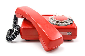 Image showing red  phone