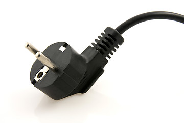 Image showing black electric plug