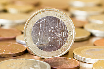 Image showing one euro coin