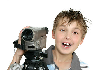 Image showing Shooting a video