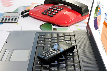 Image showing business desk