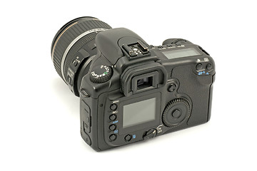 Image showing rear view of digital photo camera