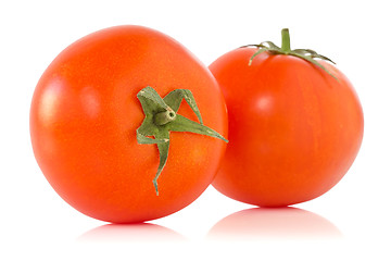 Image showing two ripe tomatoes 