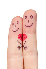 Image showing Fingers in love