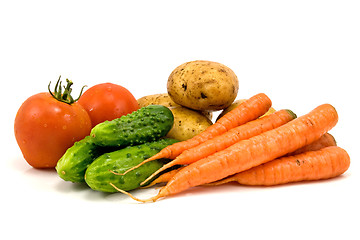 Image showing pile of vegetables