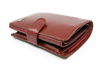 Image showing brown leather wallet