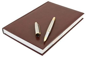 Image showing pen and book 