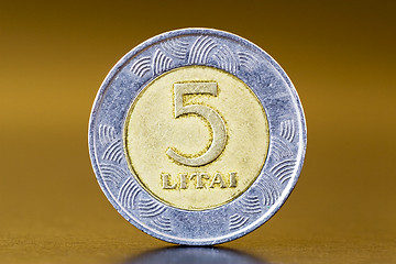 Image showing five litas coin