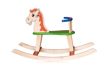 Image showing wooden rocking horse