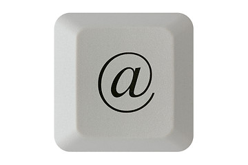 Image showing At symbol keyboard button 