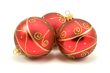 Image showing decorative christmas balls