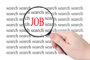 Image showing searching for a job