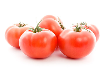 Image showing pile of red tomatoes