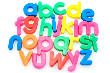 Image showing Colorful alphabet