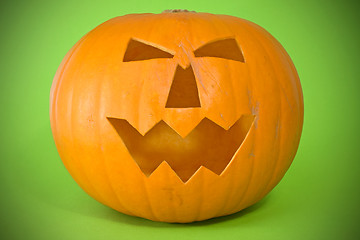 Image showing scary halloween pumpkin