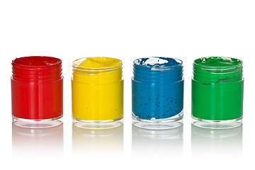 Image showing four color gouache 