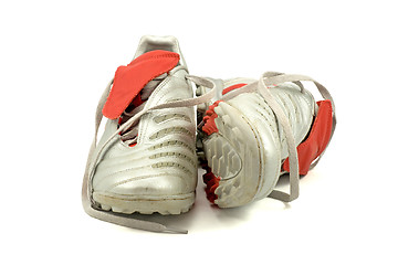 Image showing pair of soccer shoes