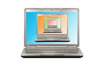 Image showing computer technology concept