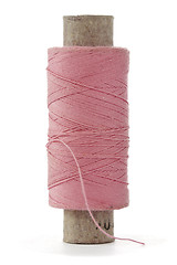 Image showing pink bobbin thread