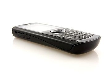 Image showing black mobile phone 