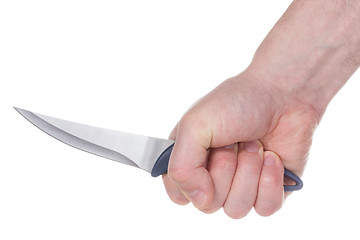 Image showing Knife in hand