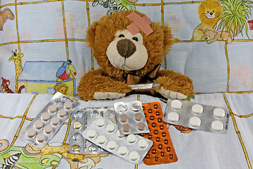 Image showing sick Teddy