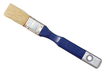 Image showing Blue paint brush