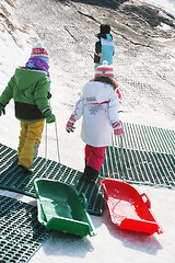 Image showing Fun in the snow