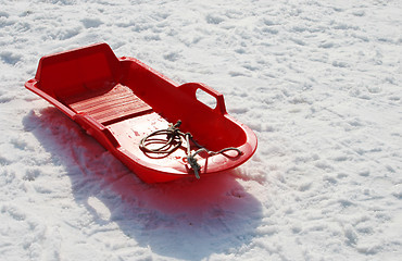 Image showing Red sled