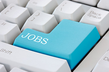 Image showing Jobs button on computer keyboard 